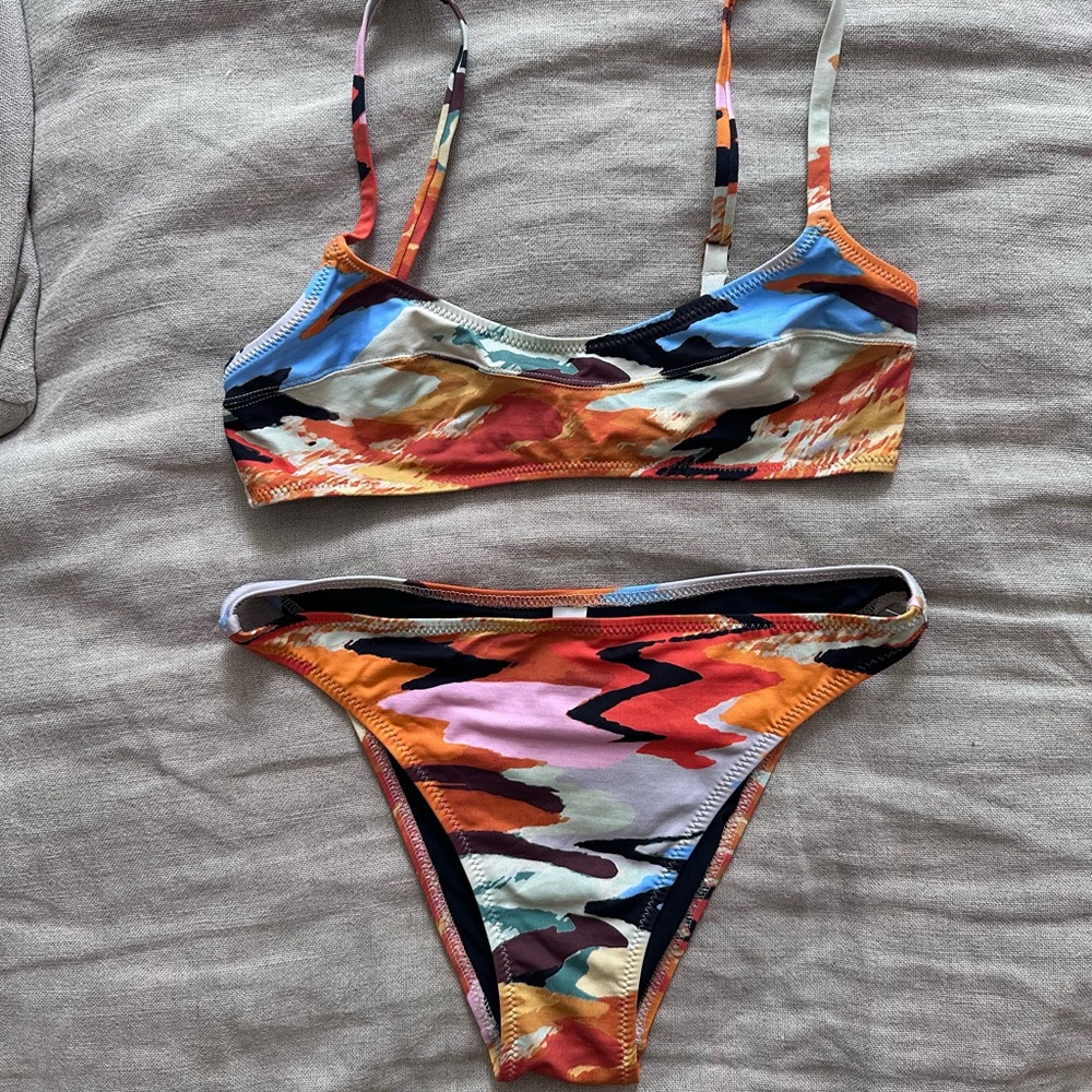 Solid & Striped Multicolor Elsa Bikini Top - image 7
